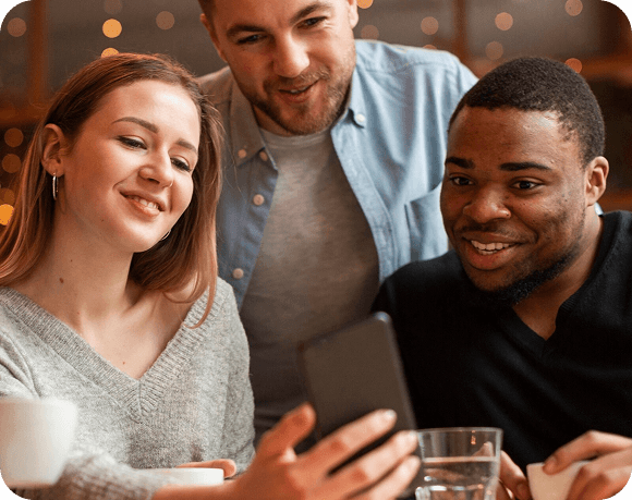 Friends using Tripper Cash app