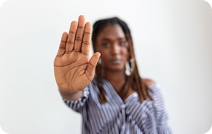 Person gesturing